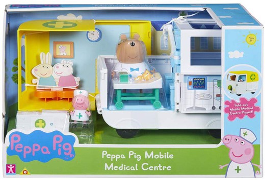 Ambulancia y Centro médico Peppa Pig - Bandai