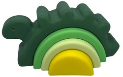 Silicone Stacker/Teether - Animals Dino Green - Weibo