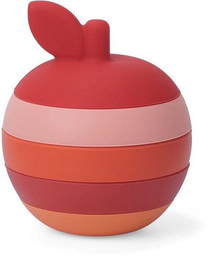 Impilatore/Teether in silicone - Fruits Apple - Weibo
