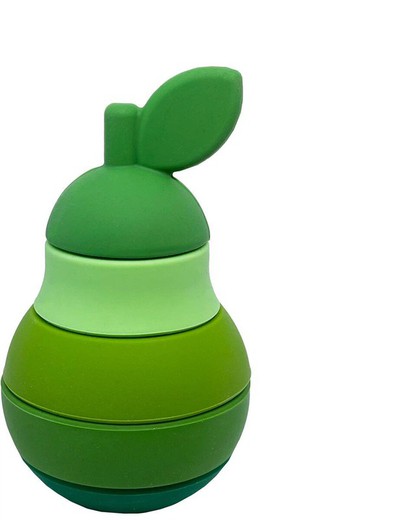 Silicone Stacker/Teether - Fruits Pear - Weibo