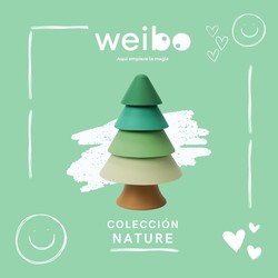Apilador/Mordedor Silicona - Nature Tree - Weibo