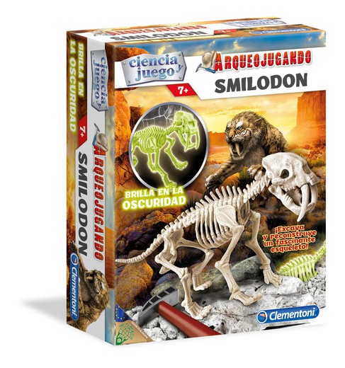 Arqueamento fosforescente de Smilodon