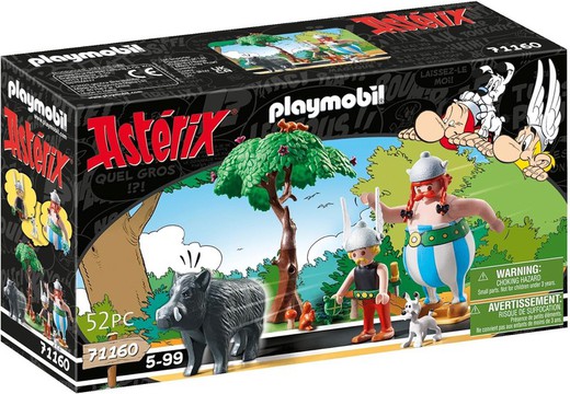 Asterix, a caça ao javali - Playmobil