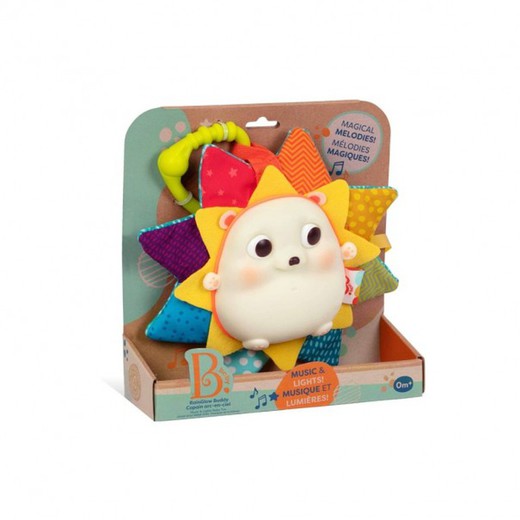 B. Rainbow Buddy musical toy with lights – B.Toys