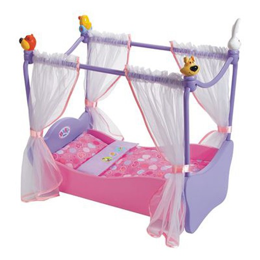 Baby Born Wooden Canopy Bed