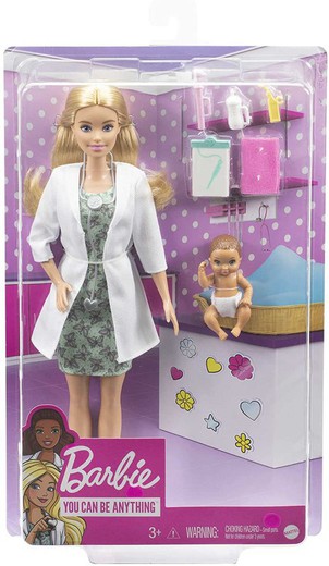 Barbie - Arzt mit Baby