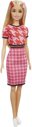 Barbie Fashionista - Hahnentritt-Outfit