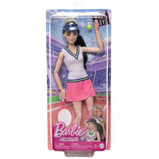 Poupée Barbie Joueuse de Tennis conçue pour bouger