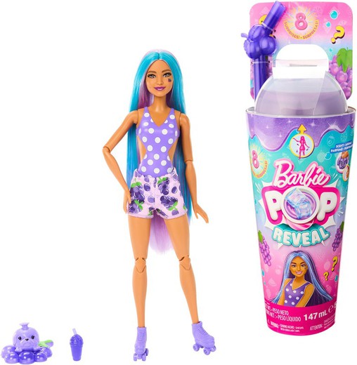Barbie Pop! Reveal Serie Frutas - Uvas