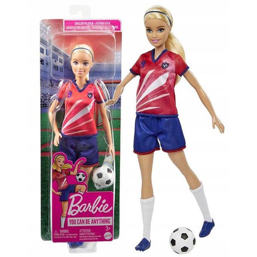 Poupée Barbie Professions Joueur de Football