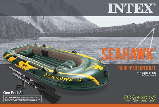 Надувная лодка Seahawk 4 - Intex