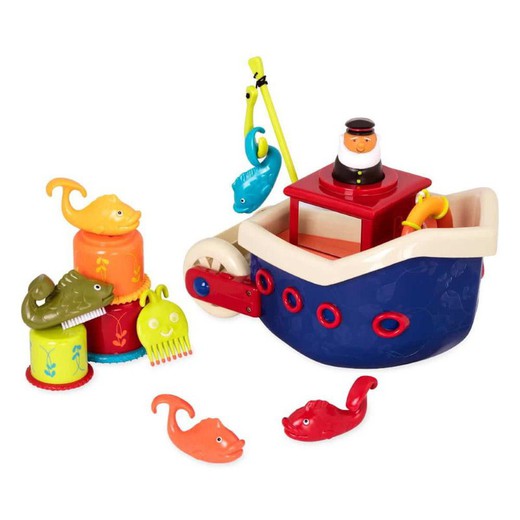Swimming Boat - Fish & Splish - B.Toys