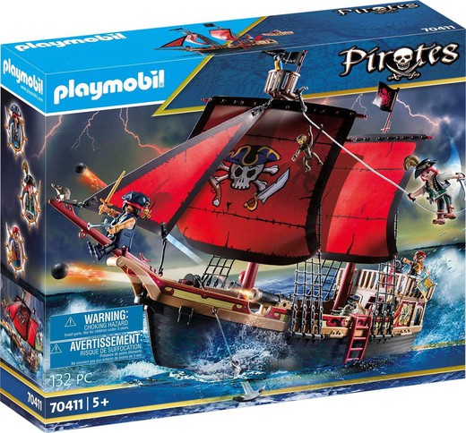 Navio pirata da Caveira - Playmobil