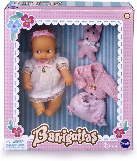 Barriguitas baby set w/pink clothes