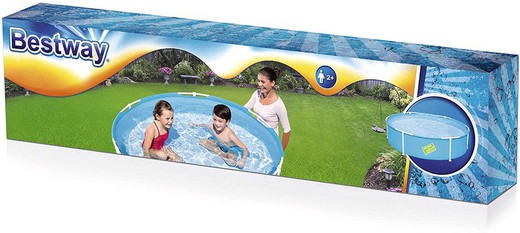 Bestway - Piscina tubolare rimovibile 152x38 cm