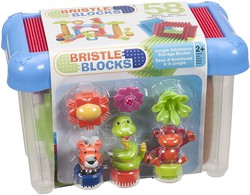 BRISTLE BLOCKS CONTENEDOR DE 58 PIEZAS