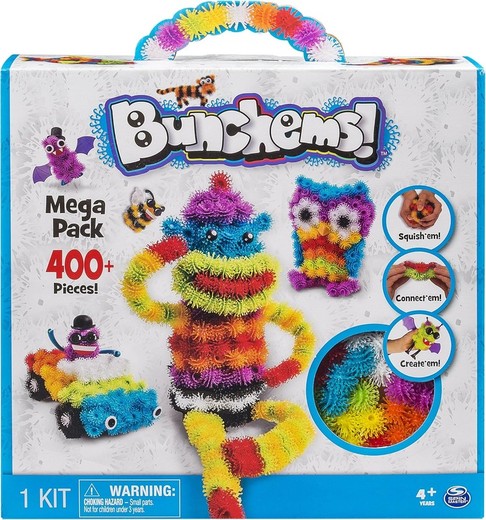 Bunchems Mega Pack of 400 Pieces