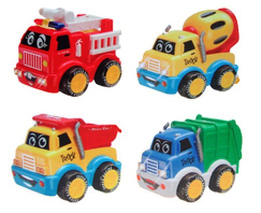 Caminhões infantis a motor 1:18 - Color Baby