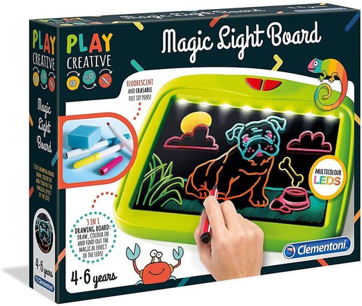 Clementoni Play Creative - Magnetic Effects Whiteboard