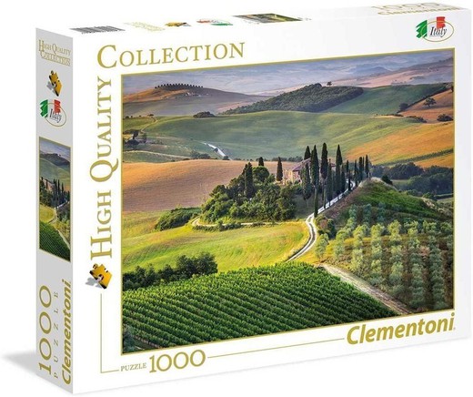 Clementoni - Puzzle 1000 pièces Toscane