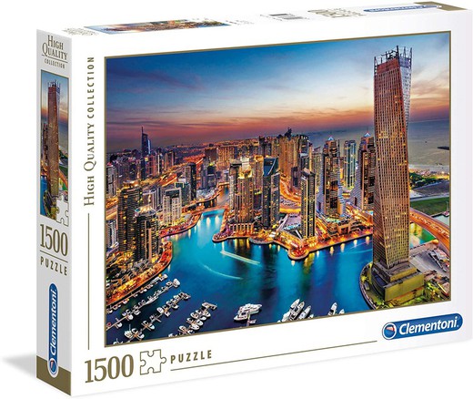 Clementoni - Puzzle 1500 Piezas Dubai Marina