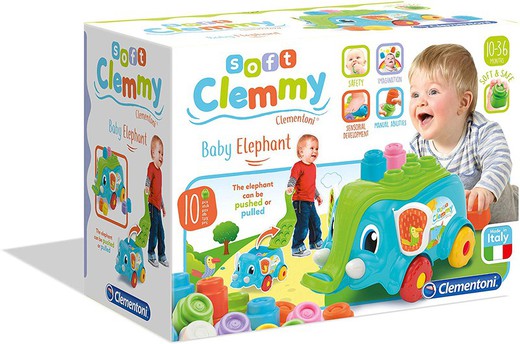 Clemmy bebê elefant - Clementoni