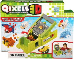 3D Figures Creator - Erstellen Sie eine 3D-Welt mit Qixels 3D Design Creator.