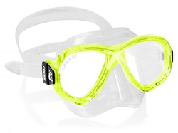 Cressi - Pearl Junior Mask, Transparent - Yellow