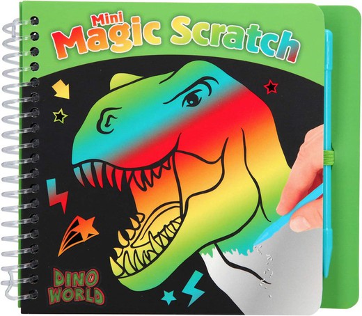 Dino World - Mini livre à gratter magique