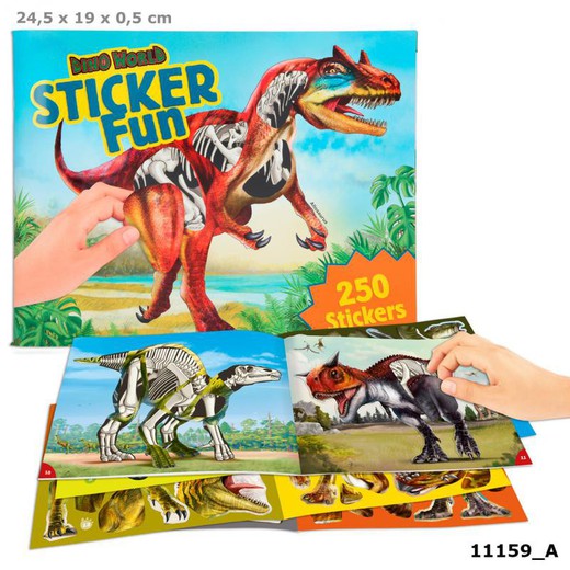 Dino World Sticker Spaß