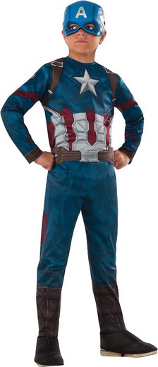 Captain America Costume (8-10 Years)