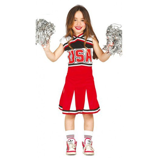 Disfraz Cheerleader, Animadora T: S (5 a 6 Años)