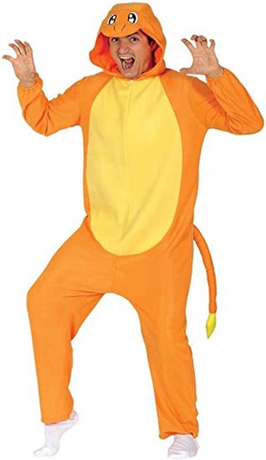 Orange Dragon Costume - One Size