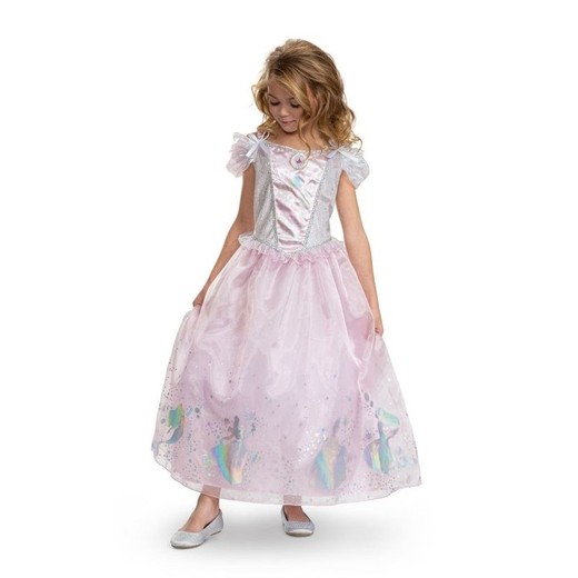 Costume Disney Princess Multi Deluxe per il centenario, taglia 5-6 anni