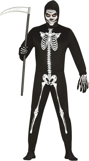 Disfraz Esqueleto - Talla Única (52-54)