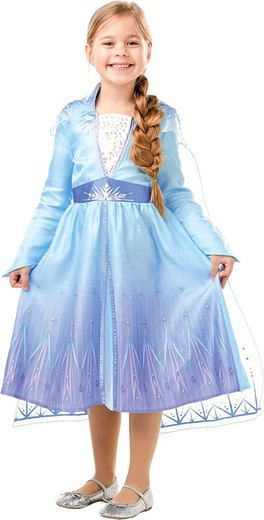 Fato de Elsa Frozen II - 9/10 Anos (140 cm)