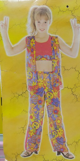 Costume da ragazza hippie T: S