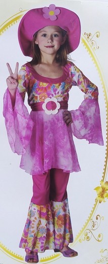 Hippy Girl Costume Size: M (120 to 130 cm)