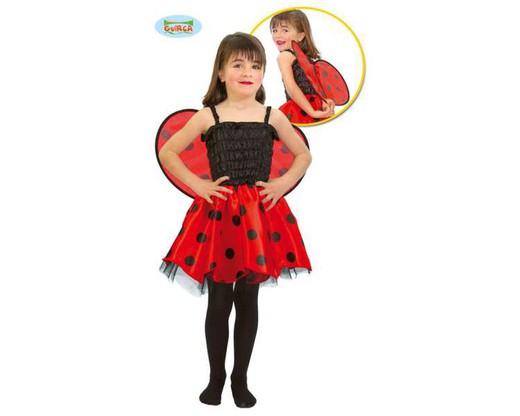 Ladybug Costume - For Baby 12/24 Months