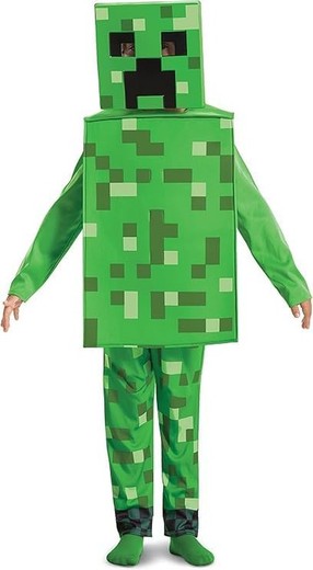 Disfraz Minecraft Creeper Fancy T: 7-8 Años