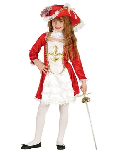 Costume da moschettiere (7-9 anni)