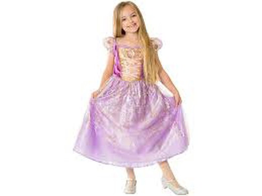 Ultimatives Prinzessin Rapunzel Mädchenkostüm Größe S