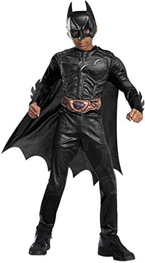 Child Costume Batman Black Line Deluxe T: S (3-4 Years/128 Cm)