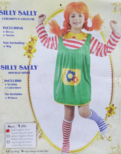 Pipi Longstocking Girl Costume T:S