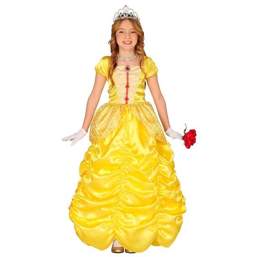 Déguisement princesse jaune - 7/9 ans