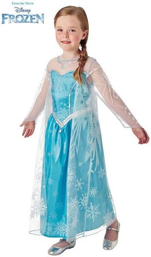 Prinzessin Elsa Kostüm - Die Eiskönigin T: L (7-8 Jahre)