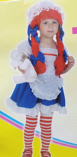 Rag Doll Costume Girl T: S