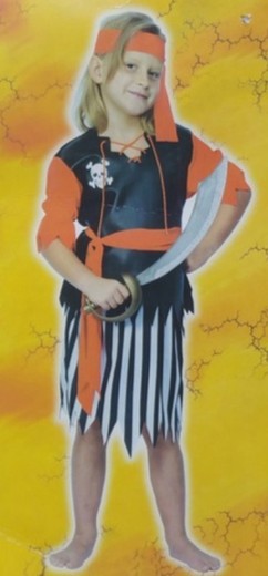 Pirate Queen Costume Size: L (11 to 14 Years)