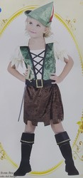Robin Hood Girl Costume T: S