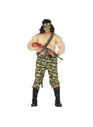 Muscle Soldier Costume - One Size